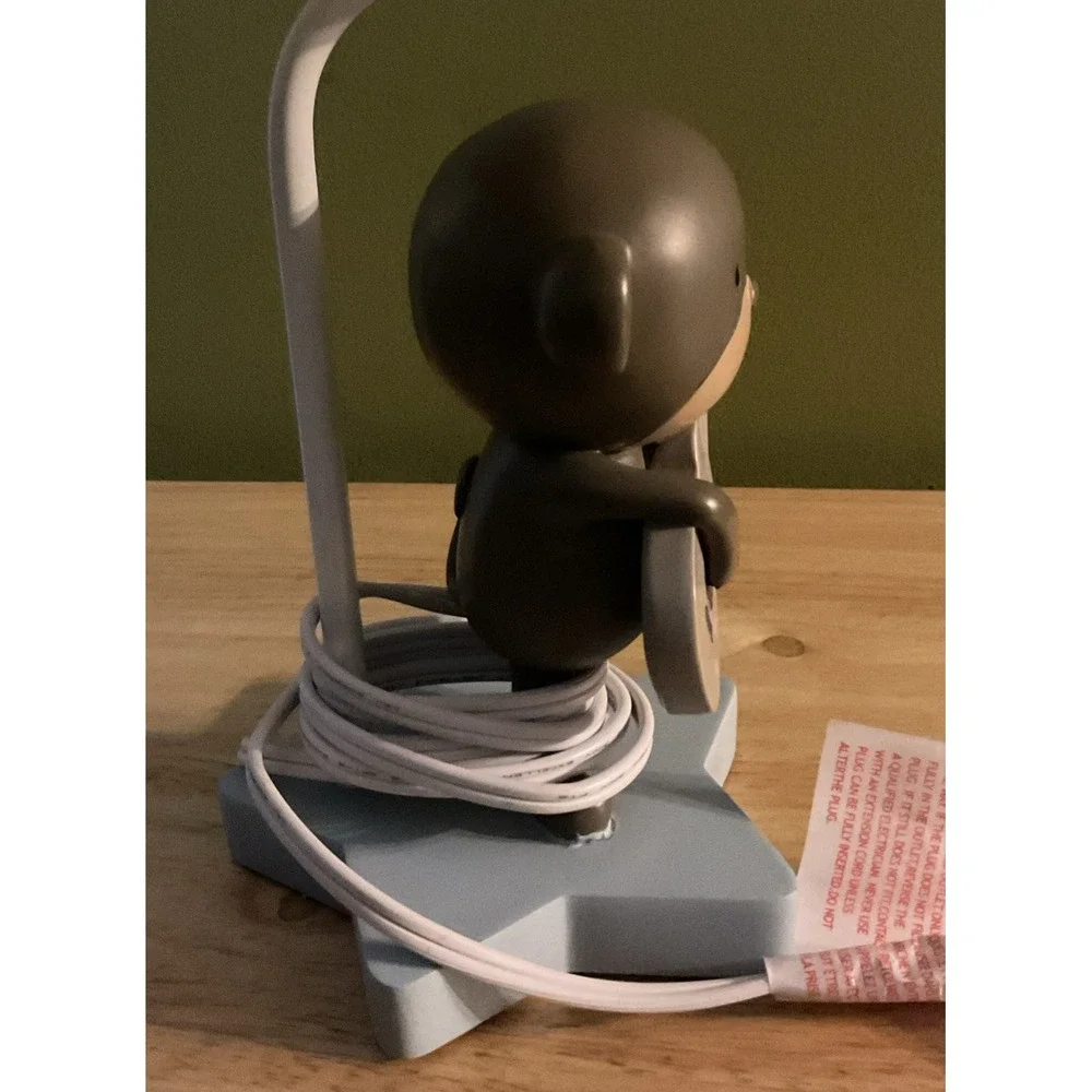 Monkey And Stars Baby/Toddlers Bed Side Lamp By‎ Kids Line LLC